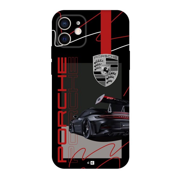 Classy Black Supercar Back Case for iPhone 12 Pro